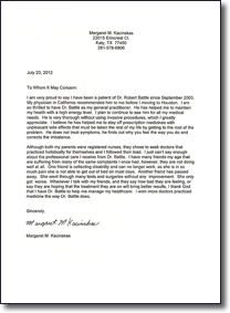 Testimonial Letter - Kacinskas